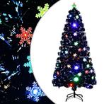vidaXL Kerstboom met LED-sneeuwvlokken 150 cm glasvezel, Diversen, Kerst, Verzenden, Nieuw