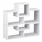 Praktische Vakkenkast - Duurzaam Wit MDF - 63x25x80 cm -..., Nieuw, Minder dan 25 cm, Minder dan 100 cm, Overige houtsoorten