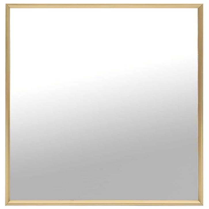 vidaXL Spiegel 60x60 cm goudkleurig, Huis en Inrichting, Woonaccessoires | Spiegels, Nieuw, Verzenden