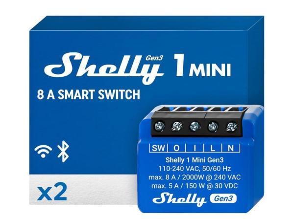 Veiling - Shelly 1 Mini Gen3 Wi-Fi Micromodule Schakelrelais, Auto-onderdelen, Elektronica en Kabels