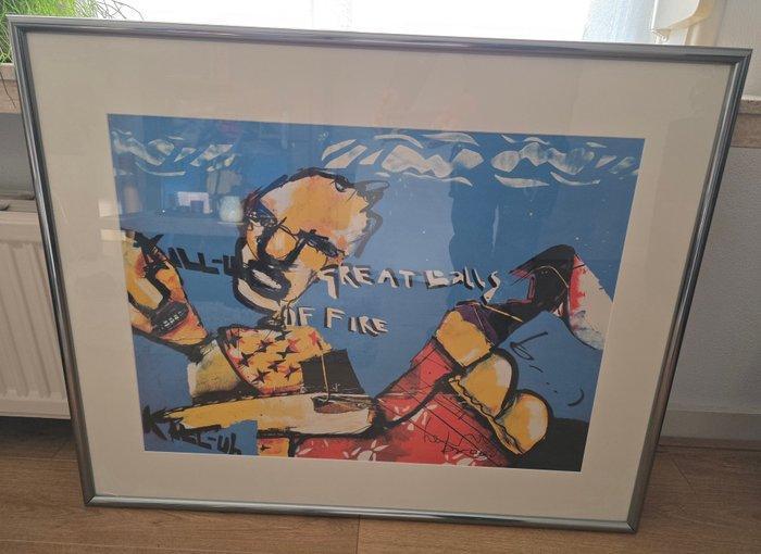 Herman Brood (1946-2001) - Great balls of fire, Antiquités & Art, Antiquités | Autres Antiquités