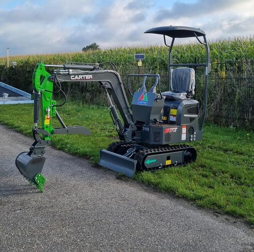 Carter CT10 900kg minigraver/minigraafmachine, Articles professionnels, Machines & Construction | Grues & Excavatrices, Enlèvement ou Envoi