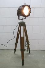 Theater Lamp - Staande lamp - Aluminium, Staal, Hout