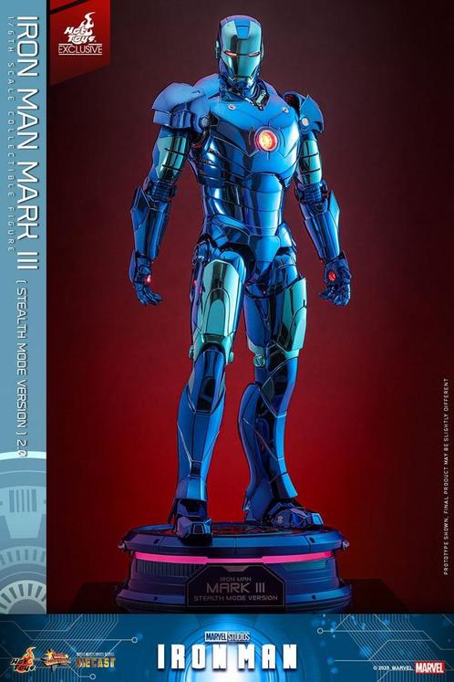 Iron Man Diecast Action Figure 1/6 Iron Man Mark III (Stealt, Verzamelen, Film en Tv, Ophalen of Verzenden