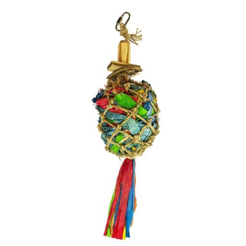 Pinata met maisbladeren, zeegras en cocos, Animaux & Accessoires, Oiseaux | Accessoires