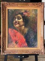 Antonio Pagnotta (1900-?) - Figura femminile con ventaglio