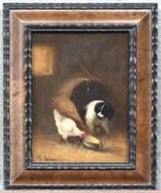 European school, XIX century - Scène de basse-cour – Poule