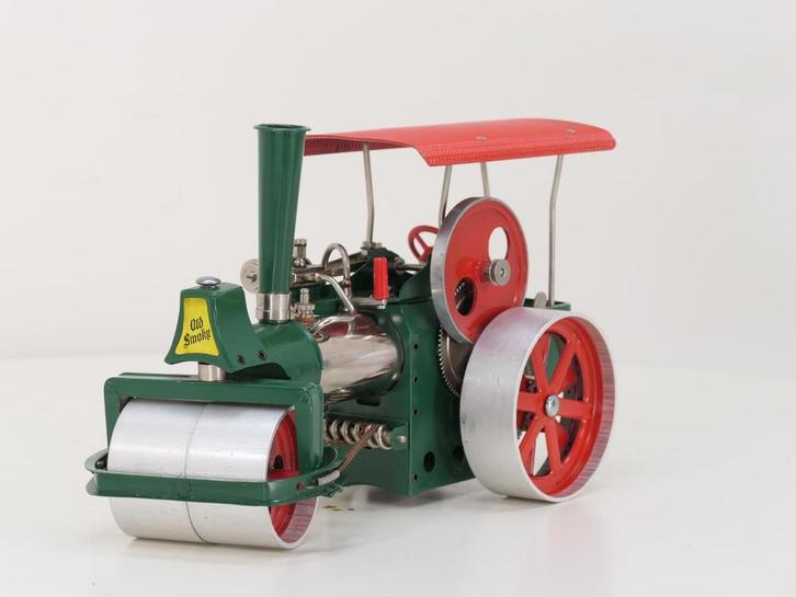 Wilesco D36 steam roller old smoky steam engine in doos o..., Verzamelen, Overige Verzamelen, Gebruikt, Ophalen of Verzenden