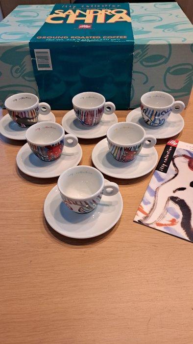 illy - Sandro Chia - Koffieservies (6) - Sandro Chia -, Antiek en Kunst, Antiek | Meubels | Tafels