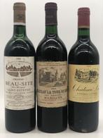 Mixed lot of 3 x 75cl red Bordeaux 1988 (rood), Ophalen of Verzenden, Nieuw, Frankrijk, Rode wijn
