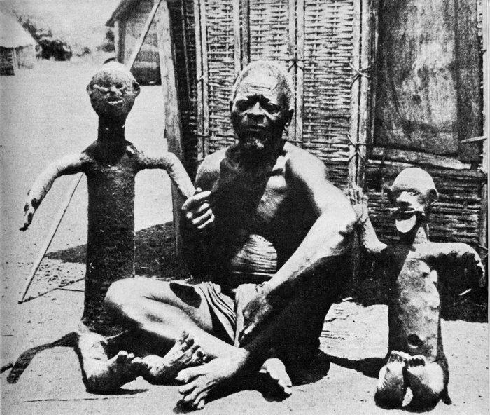 Reliquaire - Bwende - DR Congo (Zonder Minimumprijs), Antiek en Kunst, Kunst | Niet-Westerse kunst