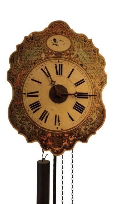 Wandklok -   Hout - 1850-1900, Antiek en Kunst, Antiek | Klokken