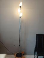 Lampadaire - Chrome, Métal, Verre - Herda éclairage, Antiek en Kunst