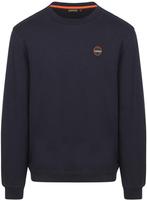 Napapijri Badge Sweater Navy maat Maat 48/50 (M) Heren, Nieuw, Napapijri, Verzenden, Maat 48/50 (M)