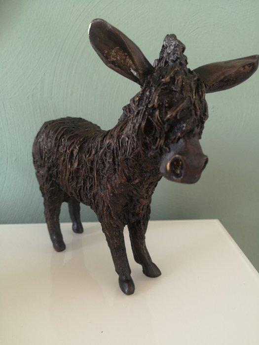 sculptuur, Donkey standing - 30 cm - Brons, Antiek en Kunst, Curiosa en Brocante