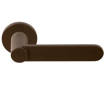 Deurklink TENSE BB103-G op rozet brons, Doe-het-zelf en Bouw, Nieuw, Overige materialen, Klink of Kruk