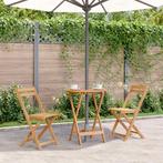 vidaXL Tuintafel inklapbaar 60x75 cm massief acaciahout, Tuin en Terras, Tuintafels, Verzenden, Nieuw