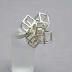 Zonder Minimumprijs - Ring Zilver - Kubisme, Design ring
