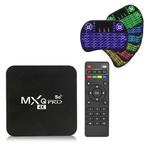 MXQ Pro 4K TV Box met RGB Draadloos Toetsenbord - 5G, Audio, Tv en Foto, Verzenden, Nieuw