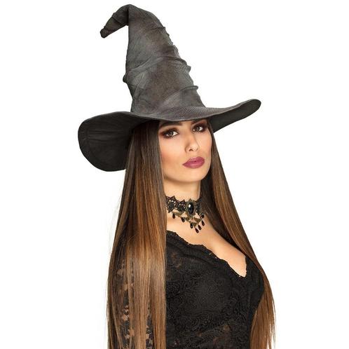 Halloween Heksenhoed Grijs, Hobby en Vrije tijd, Feestartikelen, Nieuw, Verzenden