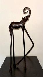 Abdoulaye Derme - sculptuur, Eléphant - 39.5 cm - Brons