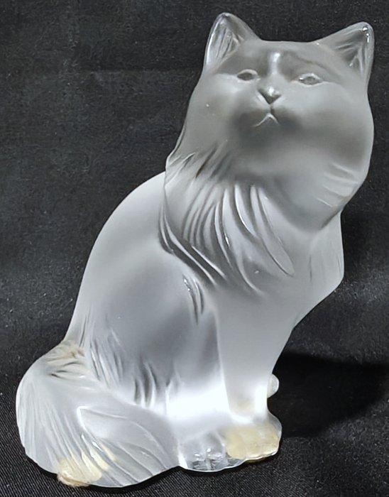 Lalique - Figuur - Chat persan - Kristal, Antiquités & Art, Art | Objets design