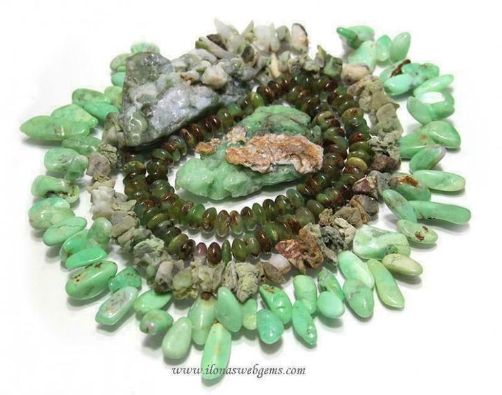 Chrysopraas kralen / edelsteen kralen / zelf sieraden maken, Hobby en Vrije tijd, Kralen en Sieraden maken, Kraal, Nieuw, Verzenden
