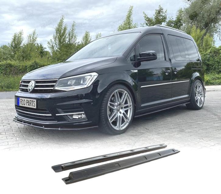 RAJOUTS DES BAS DE CAISSE VOLKSWAGEN VW CADDY LWB 21- NOIR B, Auto-onderdelen, Carrosserie, Verzenden