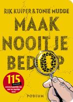 Rik Kuiper en Tonie Mudde: Maak nooit je bed op! Tonie Mudde, Boeken, Stripverhalen, Verzenden, Gelezen, Tonie Mudde