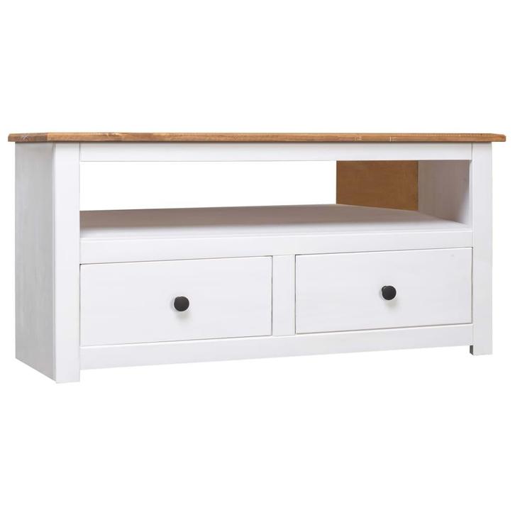 vidaXL Tv-hoekkast Panama Range 93x49x49 cm massief, Huis en Inrichting, Kasten |Televisiemeubels, Nieuw, Verzenden
