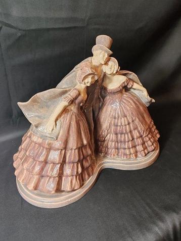 Fanny rozet - Beeld, La bonne compagnie - 30 cm - Keramiek -