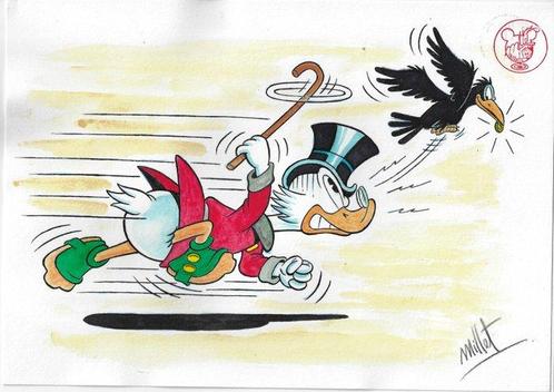 Millet - 1 Watercolour - Uncle Scrooge - Ratface, you...!, Collections, Disney
