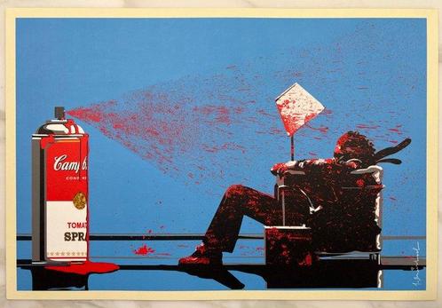 Mr Brainwash (1966) - MAX SPRAY (Campbells Spray Paint) -, Antiek en Kunst, Kunst | Schilderijen | Modern