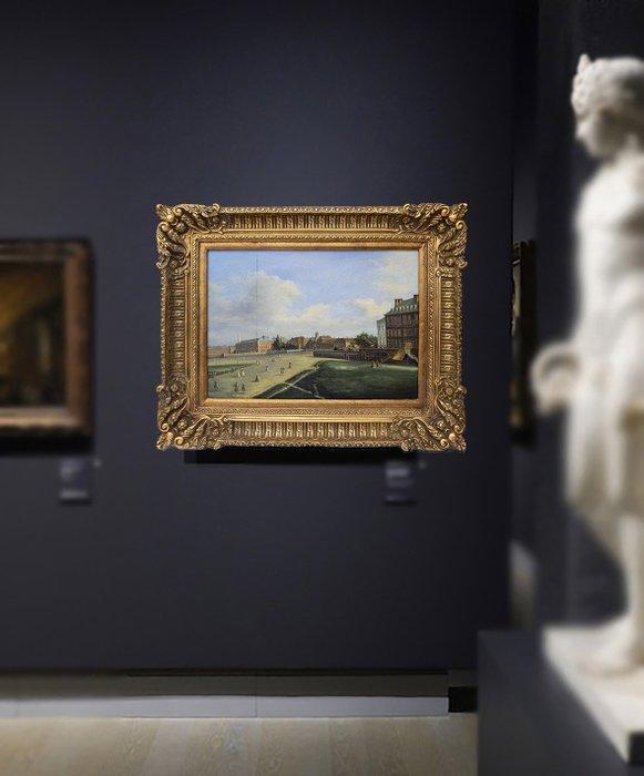 Scuola italiana (XX), After Canaletto - Vecchie guardie a, Antiek en Kunst, Kunst | Schilderijen | Klassiek