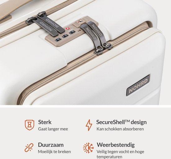 2dekans | Nohrd Handbagage Koffer 35 L - Spinner Wielen -, Muziek en Instrumenten, Behuizingen en Koffers, Ophalen of Verzenden
