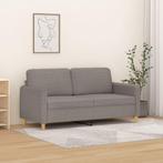 vidaXL Tweezitsbank 140 cm stof taupe, Huis en Inrichting, Zetels | Zetels, Verzenden, Nieuw