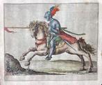 Jacques De Gheyn II (1565-1629) - Cavaliere alla carica con, Antiek en Kunst