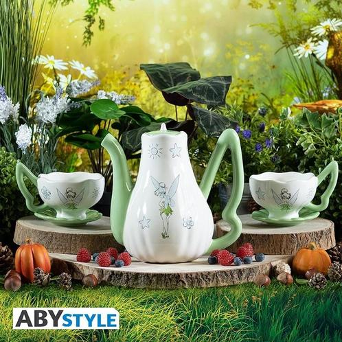 Peter Pan Tinkerbell Theepot met Kopjes, Verzamelen, Disney, Ophalen of Verzenden