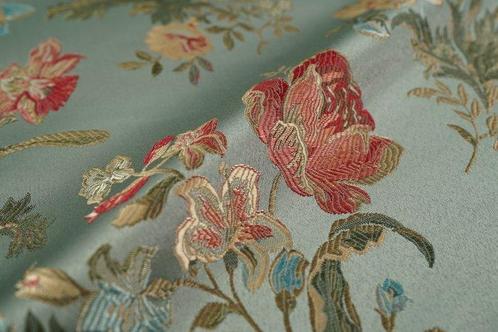 Meesterwerk van elegantie: stoffering in San Leucio-stijl -, Antiek en Kunst, Antiek | Tapijten, Tafelkleden en Textiel