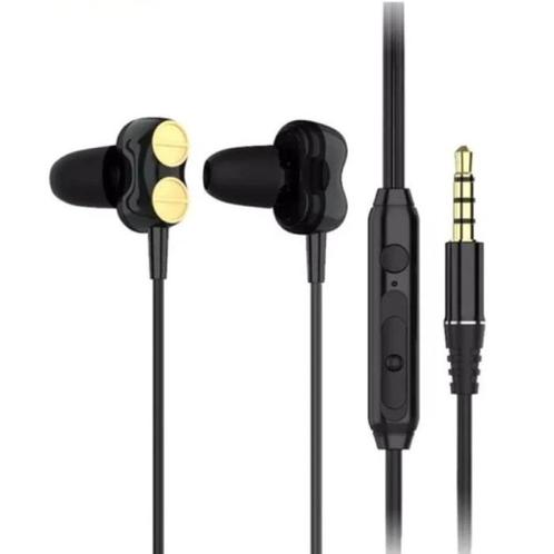 H102 Oordopjes met Microfoon en Controls - 3.5mm AUX Oortjes, Telecommunicatie, Mobiele telefoons | Oordopjes, Nieuw, Verzenden