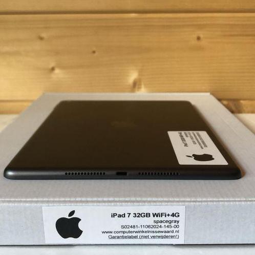 Apple iPad 7 10.2 32GB zwart WiFi (4G) + garantie, Computers en Software, Apple iPads, Nieuw, Ophalen of Verzenden