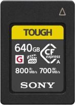 Sony CFexpress Geheugenkaart 640 gb (Foto & Video), Audio, Tv en Foto, Foto | Geheugenkaarten, Verzenden, Nieuw