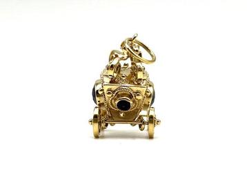 Pendentif - 18 carats Or jaune - 3.20ct. tw. Améthyste