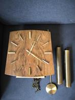 Klok (4) - FHS Franz Hermle & Sohn Bauhaus Hout - 1960-1970, Antiek en Kunst