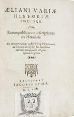 Aelianus - Variae Historiae - 1599