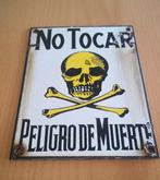 No Tocar - Peligro de Muerte - Emaille bord - Emaille
