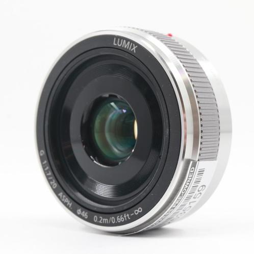 Panasonic Lumix G 20mm F/1.7 ASPH. zilver | Tweedehands, Audio, Tv en Foto, Fotocamera's Digitaal, Zo goed als nieuw, Verzenden