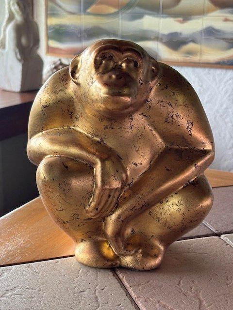 Le Dauphin - Beeldje - Jean Austruy Singe penseur -, Antiek en Kunst, Antiek | Glaswerk en Kristal