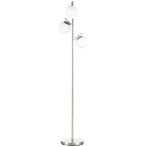 TRUUSK Staande Lamp 40W - E27 Fitting - 3 Glazen Lampenkappe, Verzenden, Nieuw