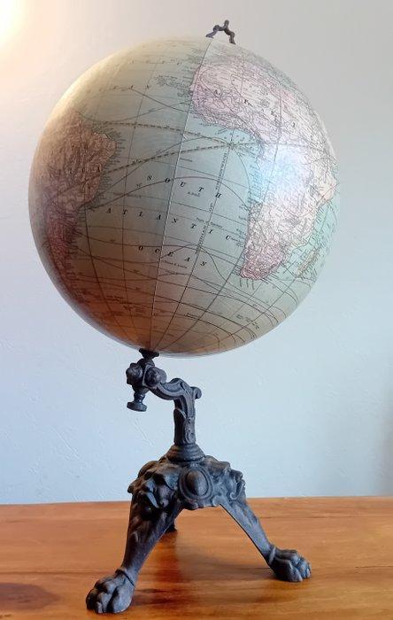 Globe terrestre Randy Mc Nally Chicago 1887 - 32/59 cm., Antiek en Kunst, Antiek | Overige Antiek